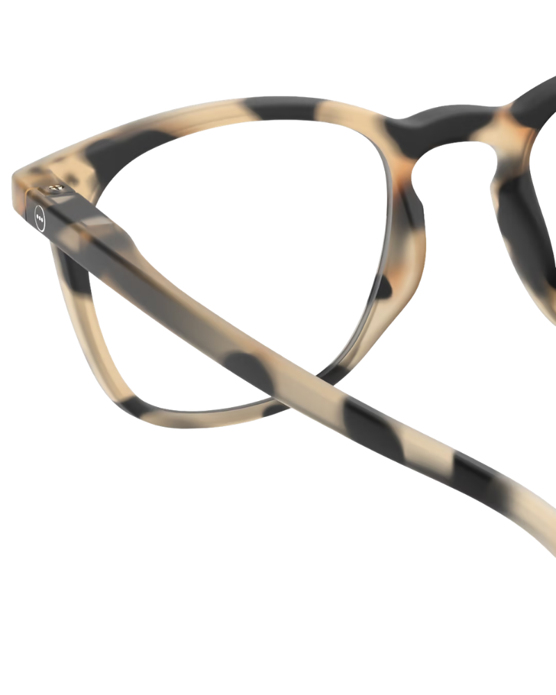 #E læsebrille - Light Tortoise