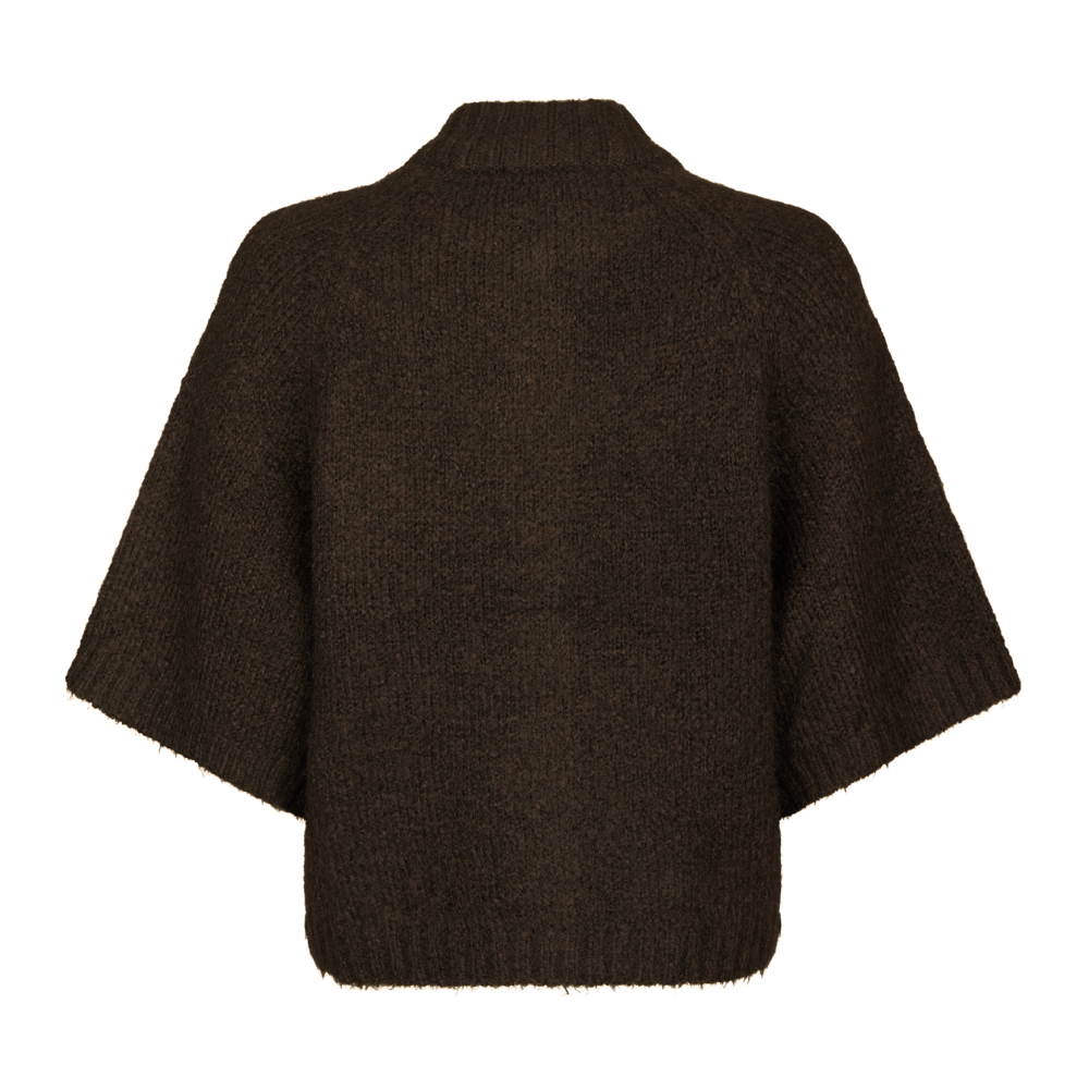 Benuta Fluffy cardigan - mørkebrun