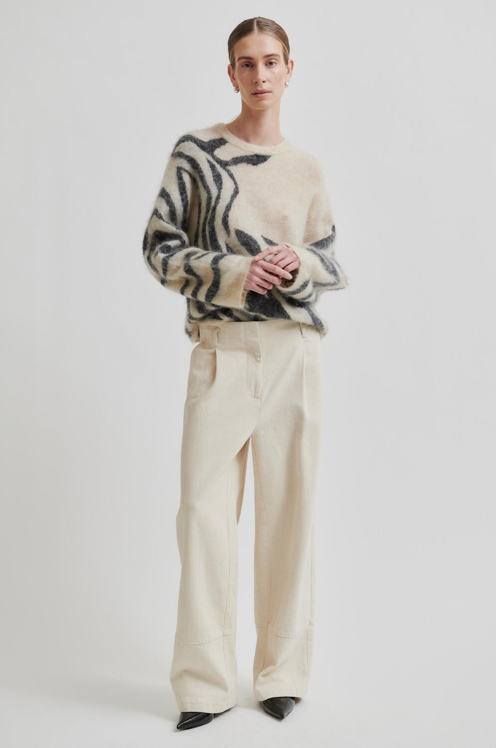 Zarah striktrøje - Trench Coat