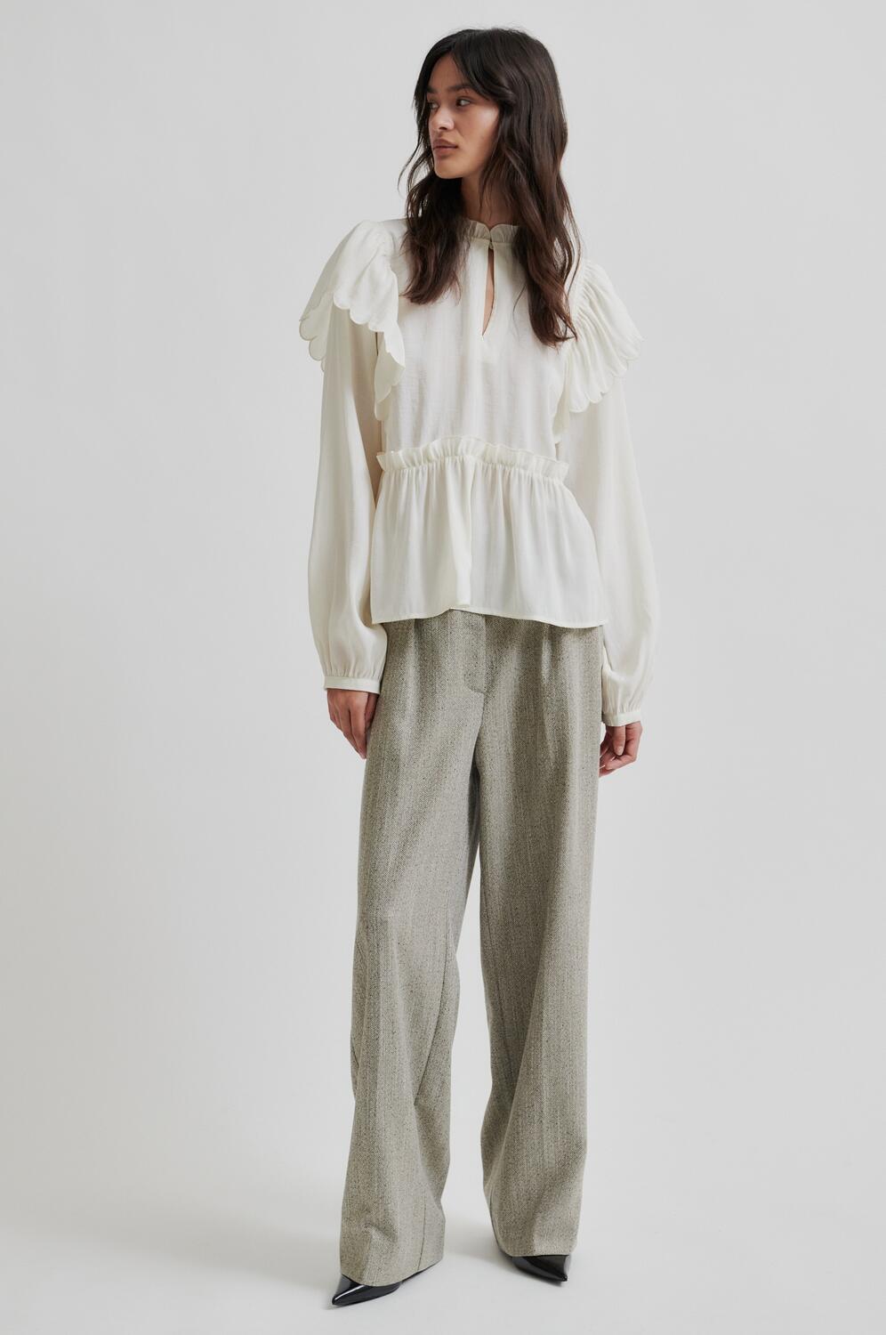 Terra Frill bluse - Tofu