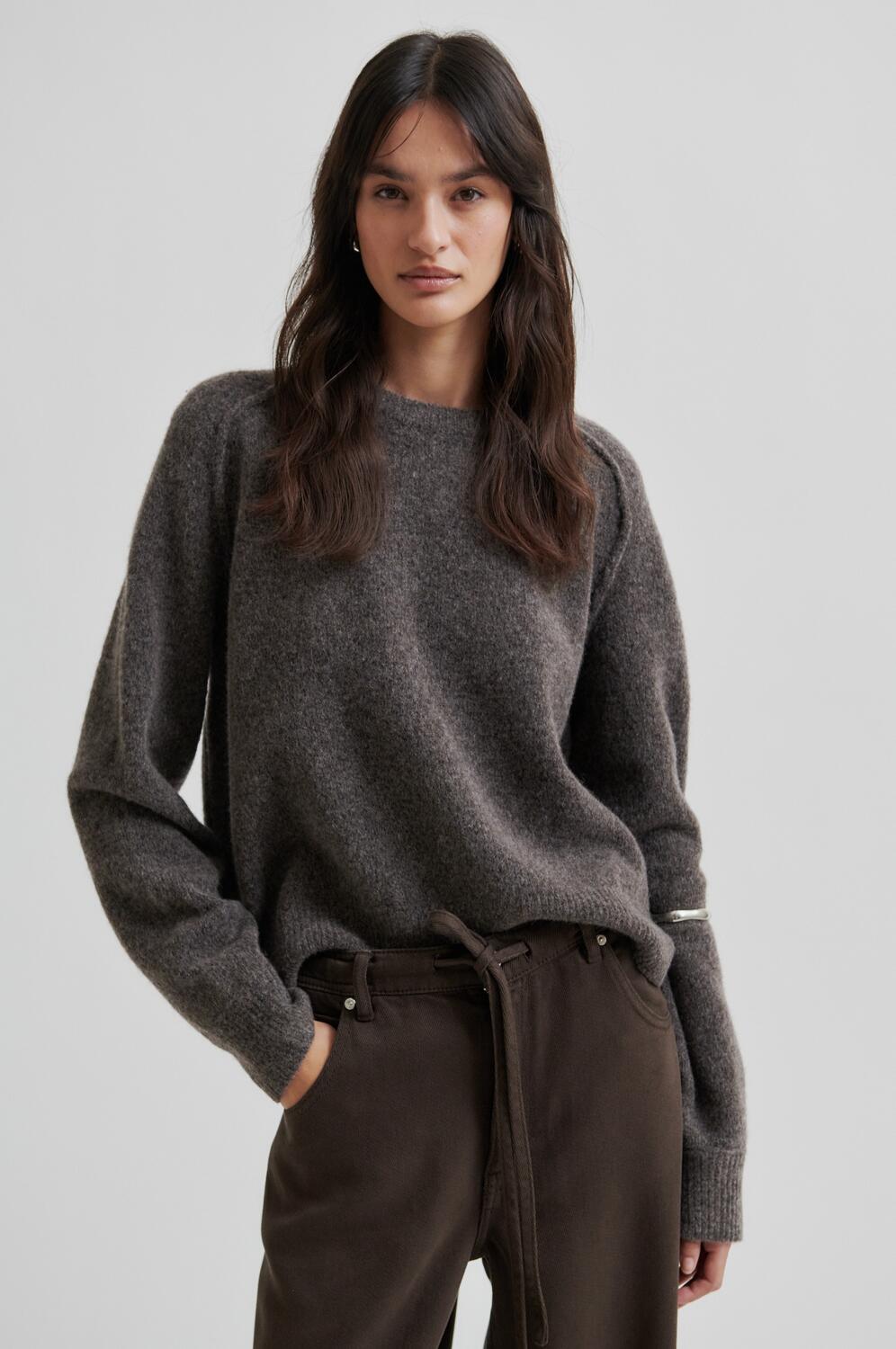 Banja Raglan O-Neck striktrøje - Delicioso