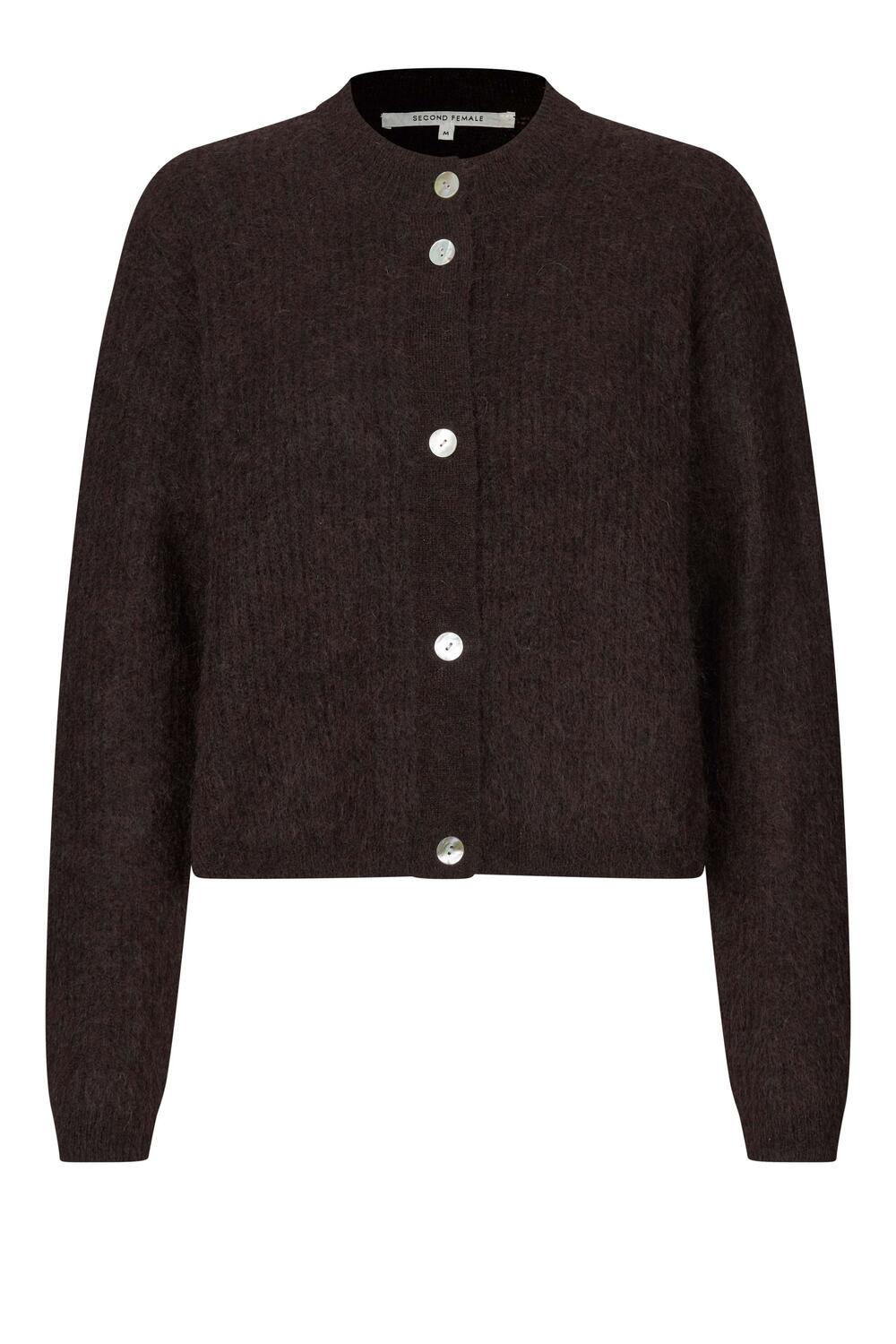Andrea Rib strikket cardigan - Demitasse