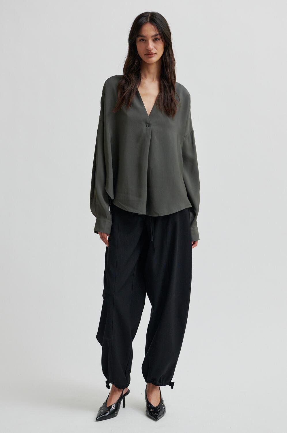 Timeline bluse - Beluga