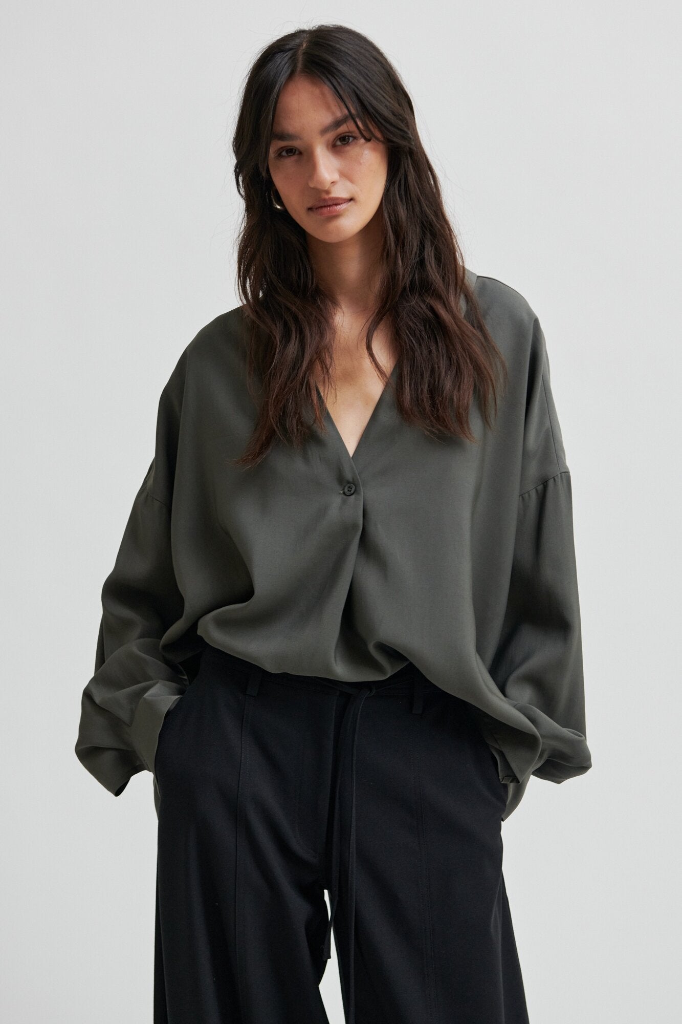 Timeline bluse - Beluga