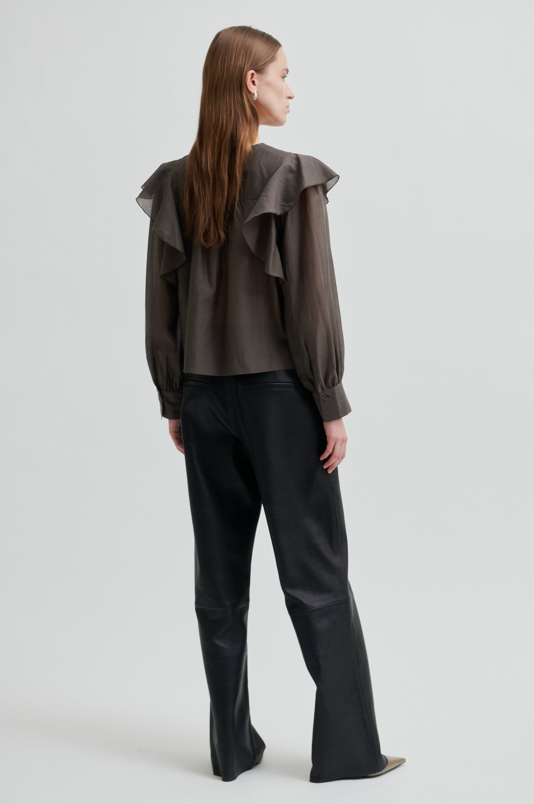 Dream Ruffle bluse - Wren