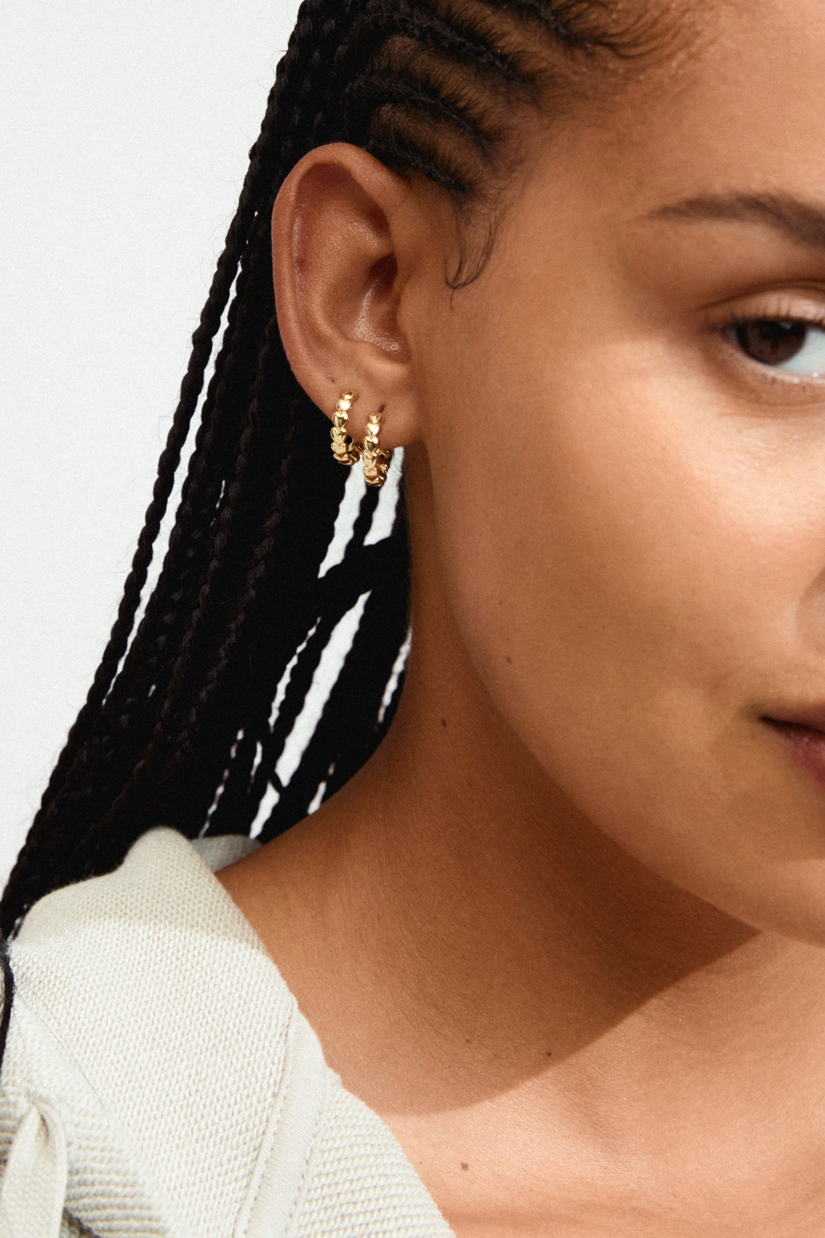 Maeve hoops - forgyldt