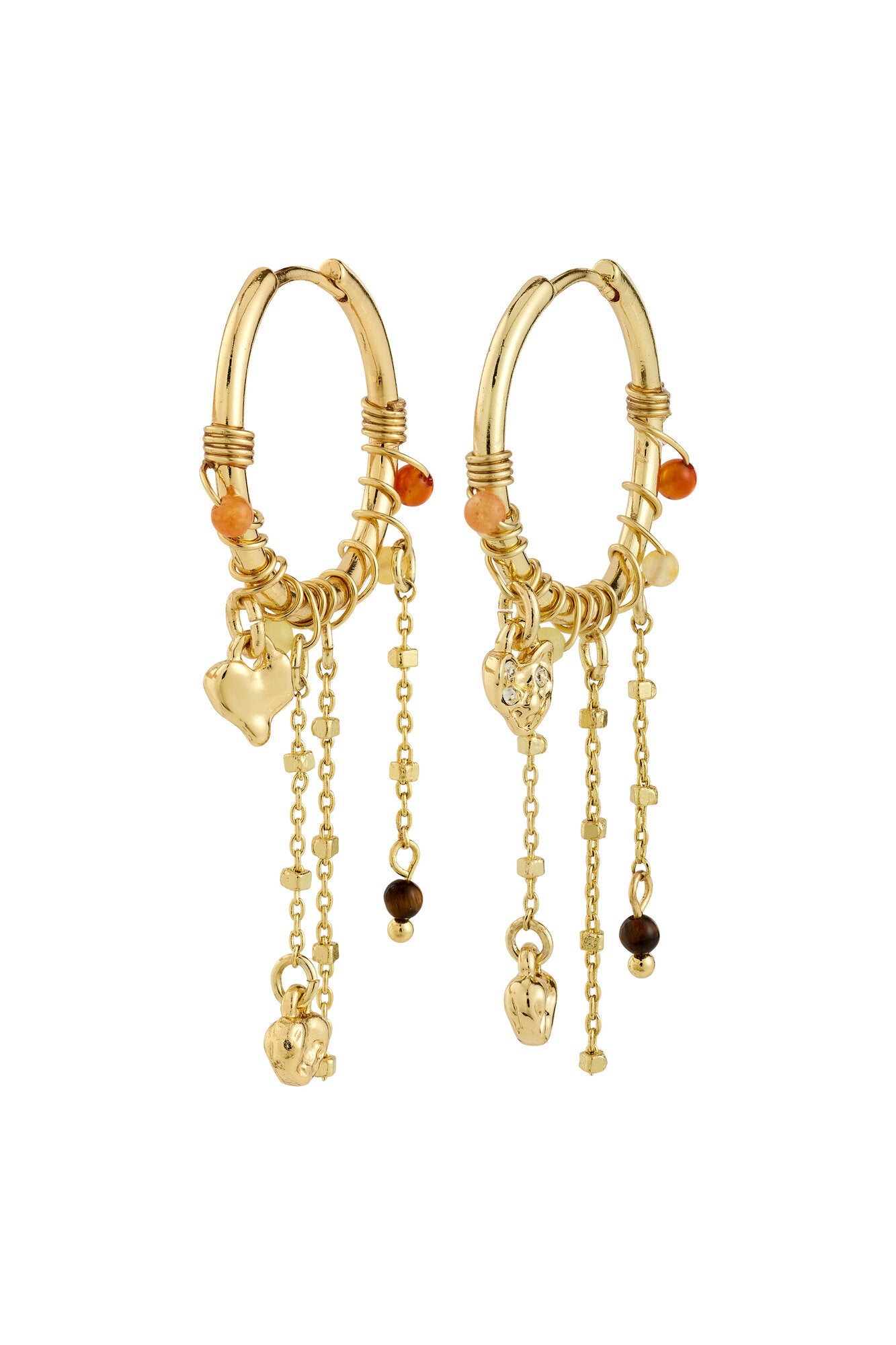 Mylan hoops - forgyldt