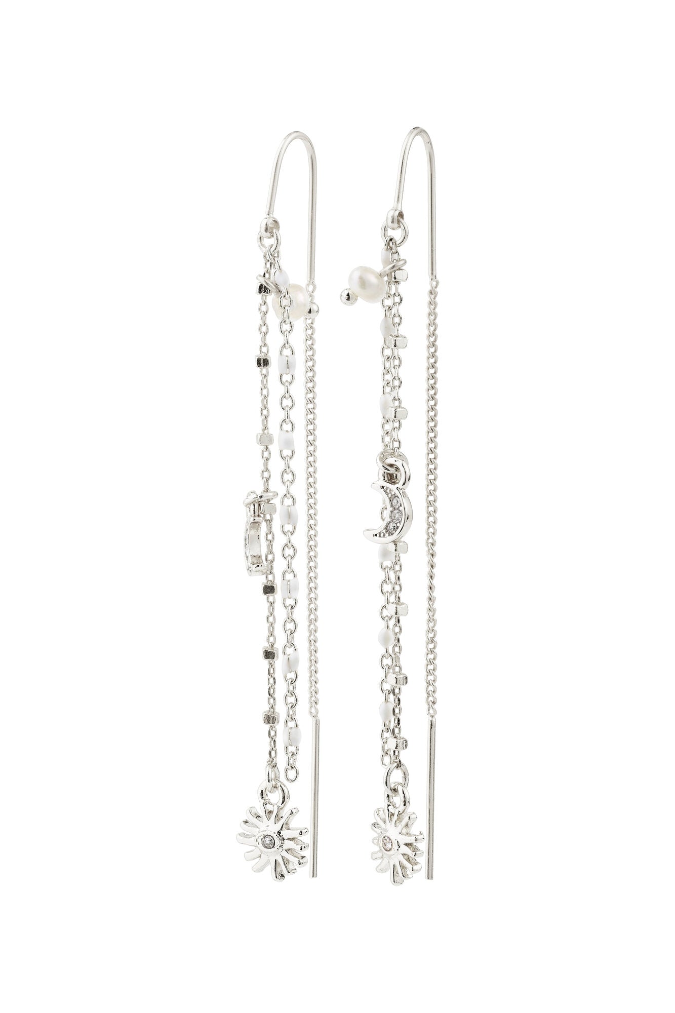 Mylan hængeøreringe - sølvbelagt