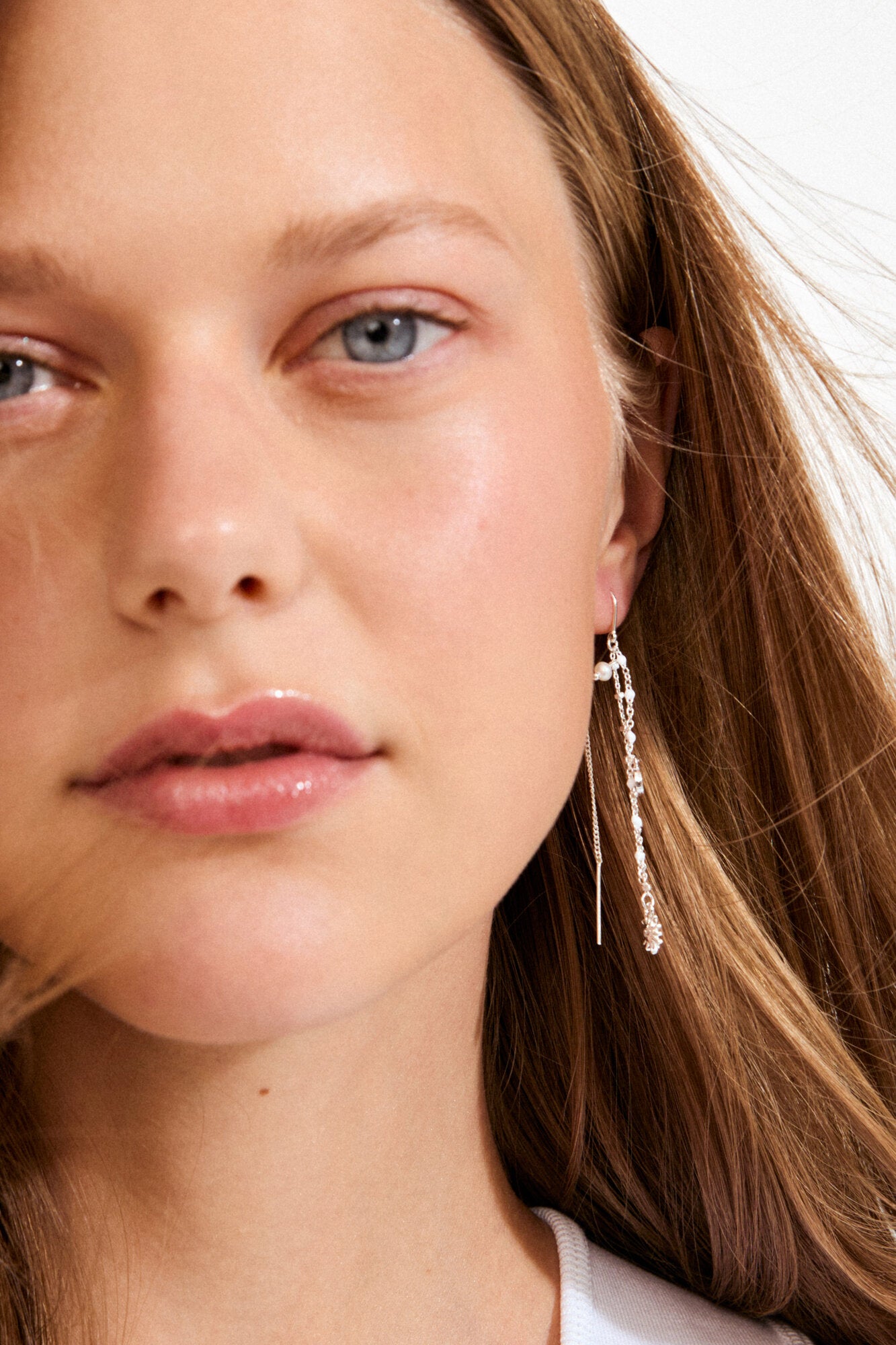 Mylan hængeøreringe - sølvbelagt