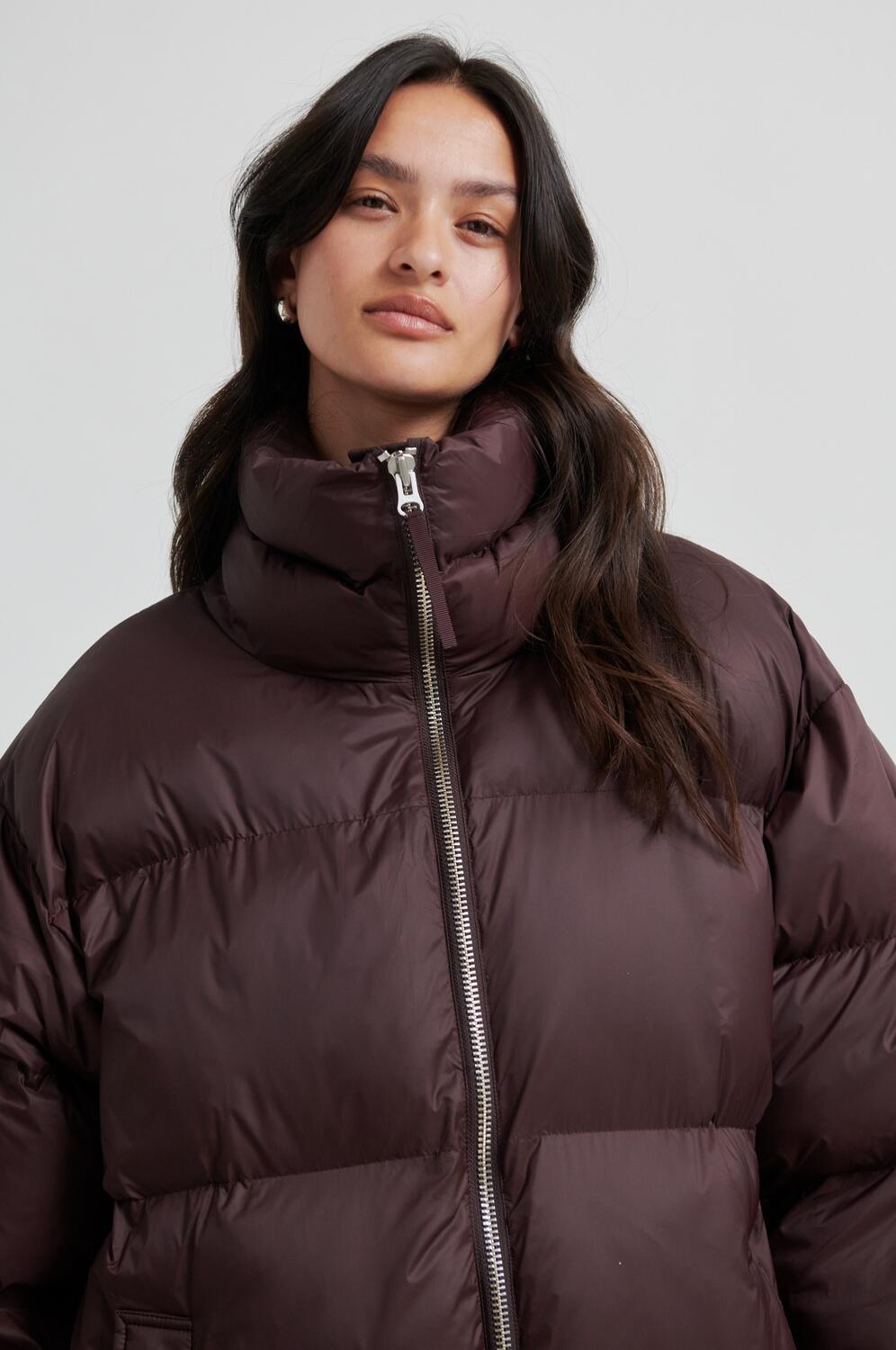 Riya lang dunfrakke - Chocolate Plum