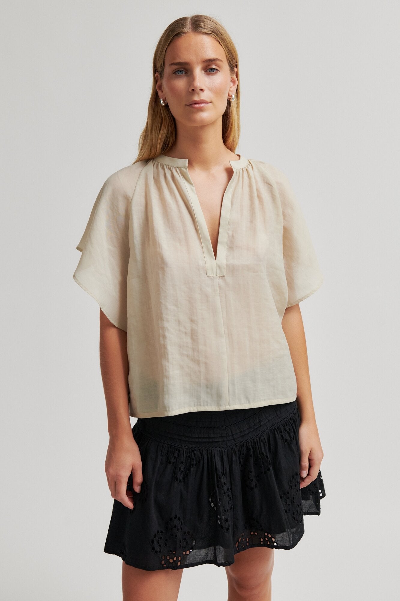 Juno bluse - Plaza Taupe