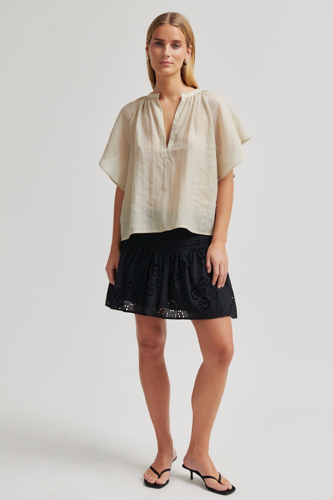 Juno bluse - Plaza Taupe