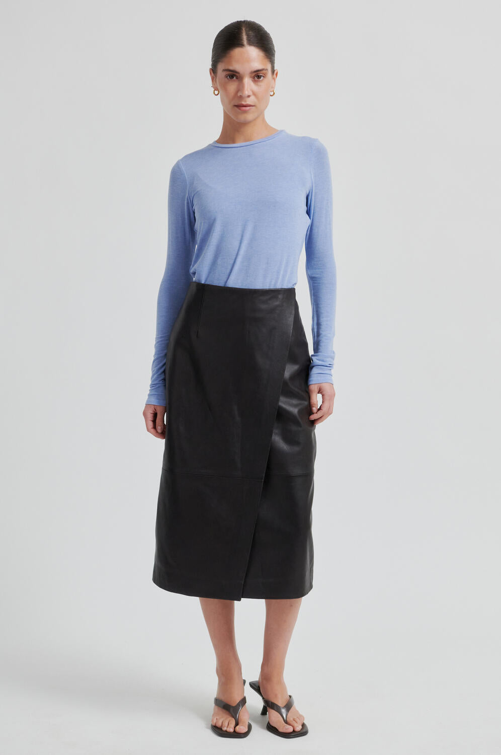 Novel lædernederdel - Chocolate Torte