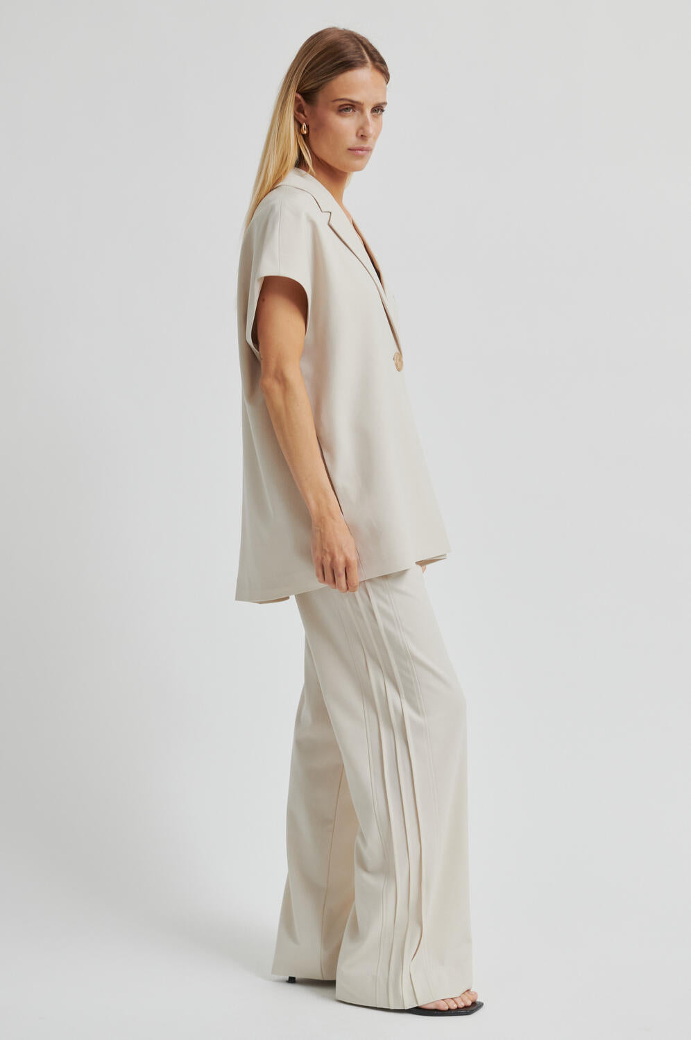 Blanca blazer vest - Soft Beige