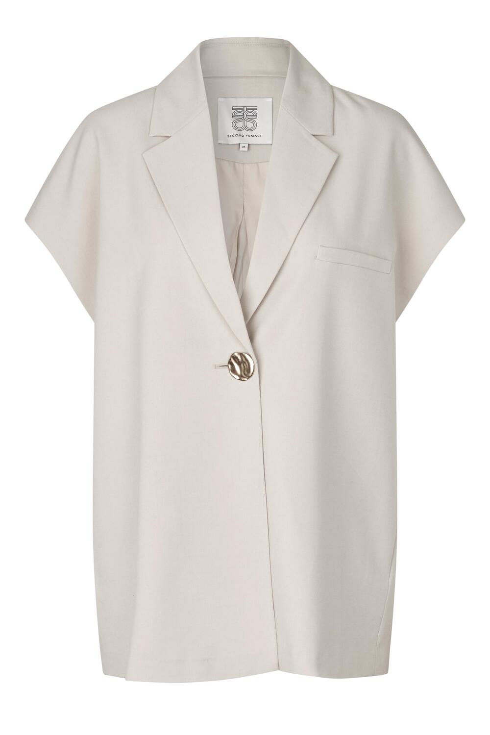 Blanca blazer vest - Soft Beige