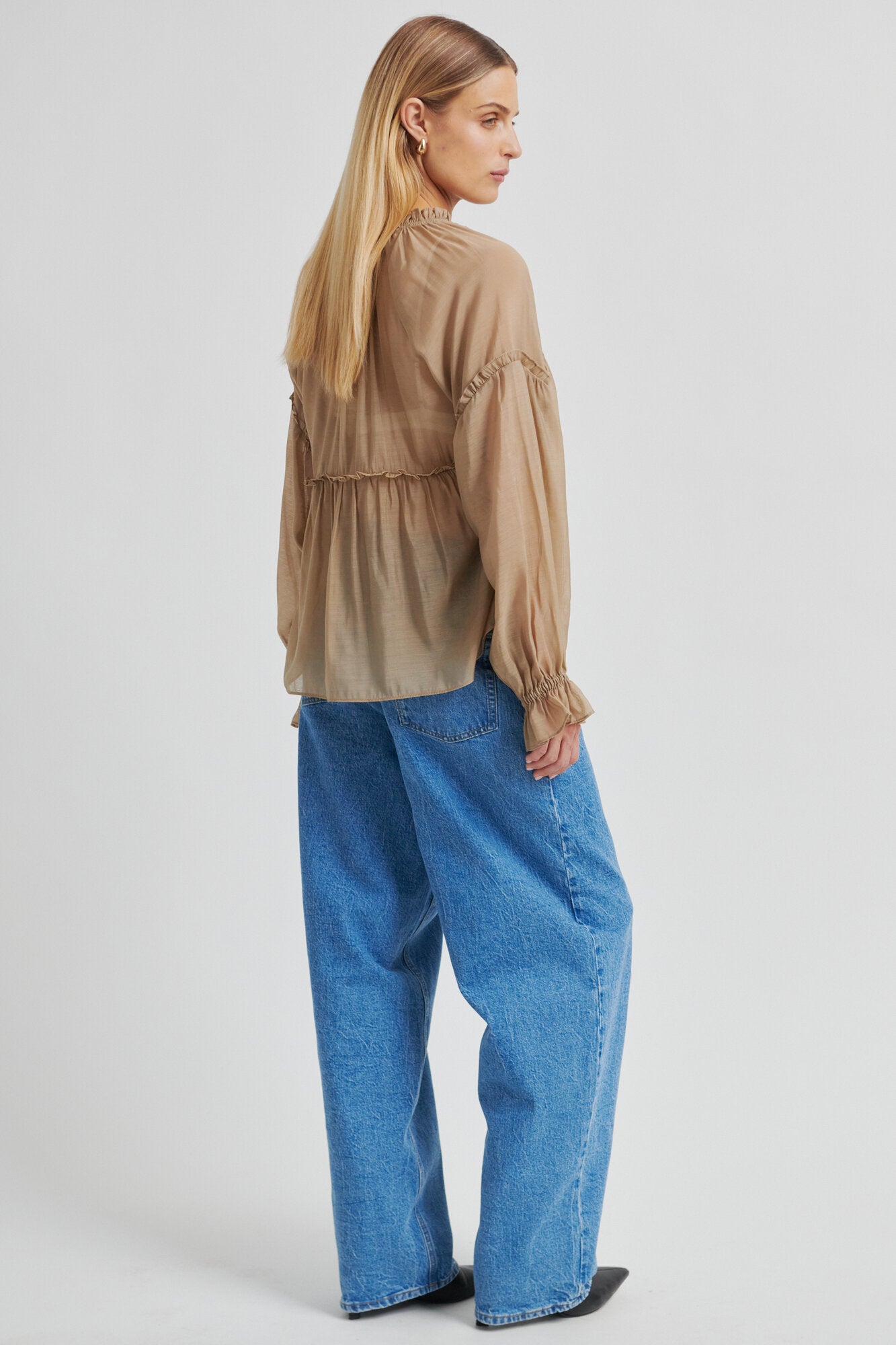 Tundra bluse - Petrified Oak