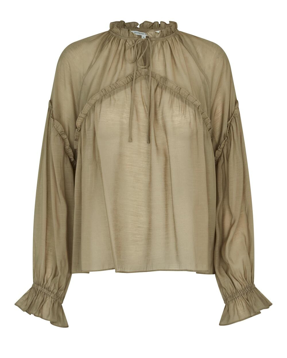 Tundra bluse - Petrified Oak