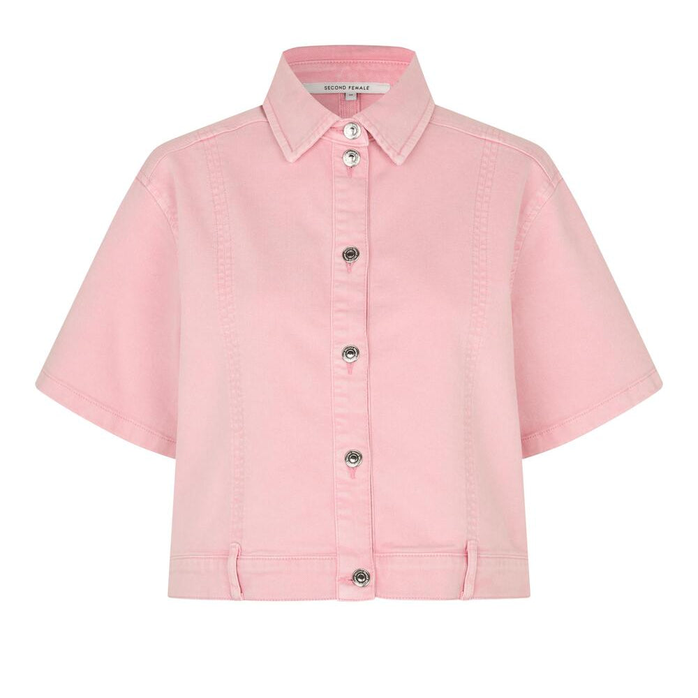 Isella denimskjorte - Pale Lilac