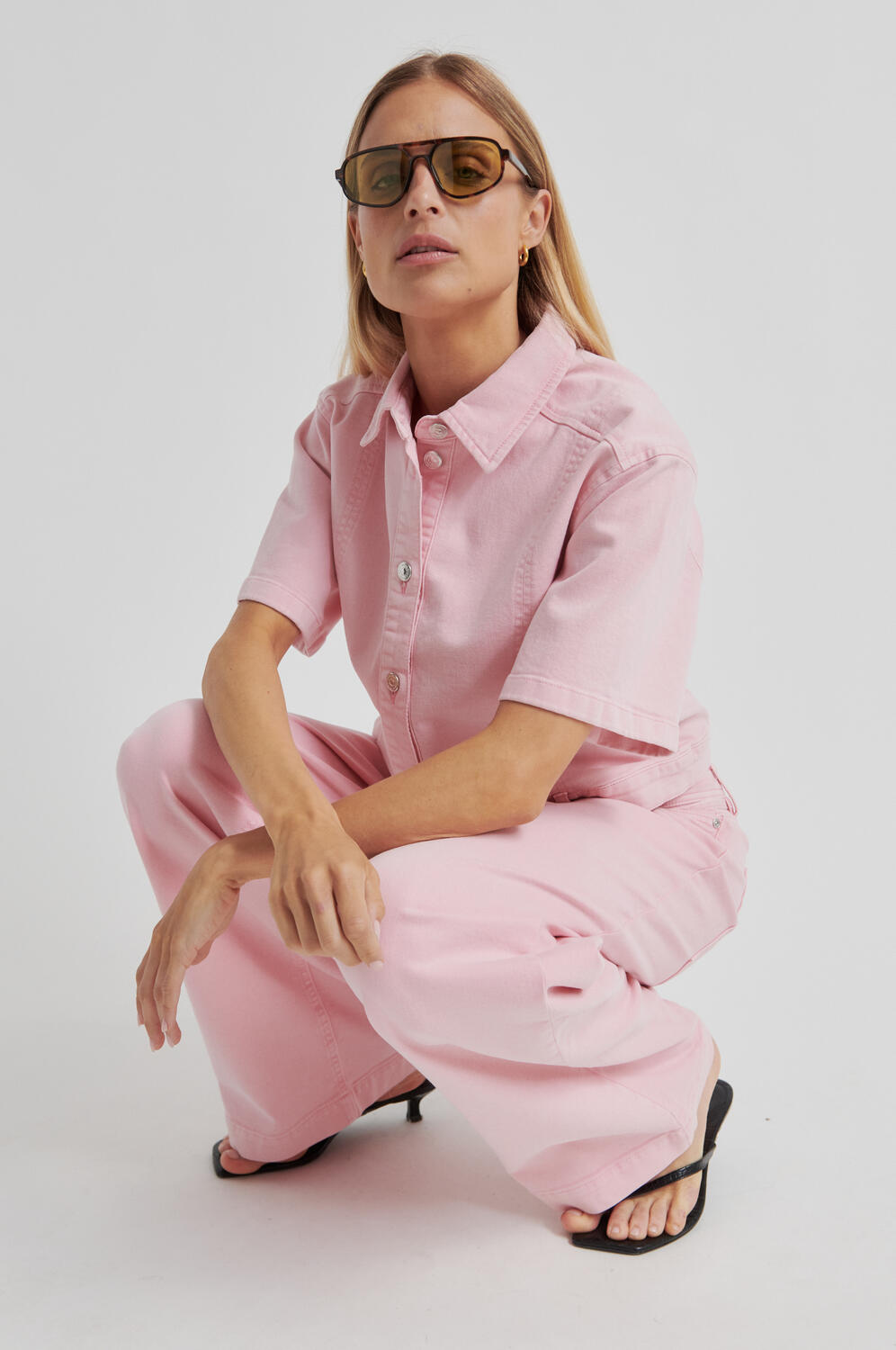 Isella Denim jeans - Pale Lilac