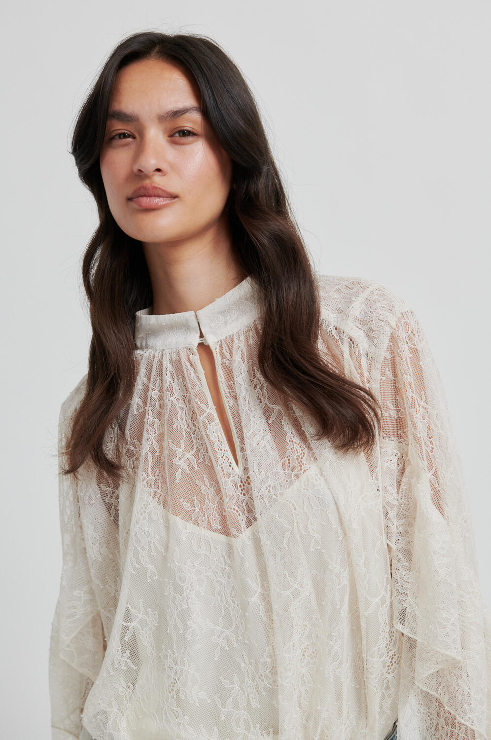 Sybell blondebluse - Soft Beige