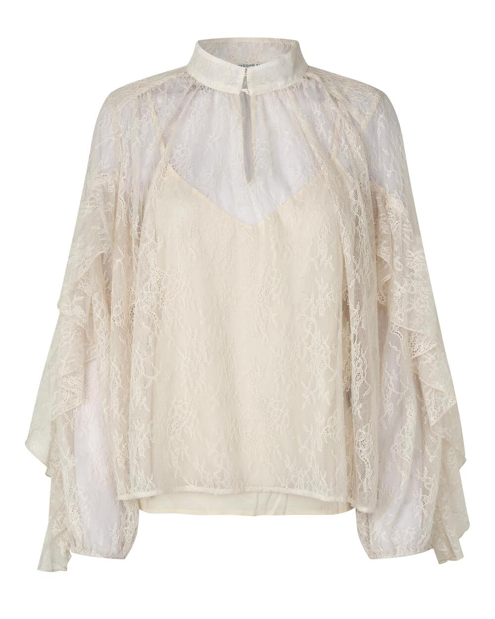 Sybell blondebluse - Soft Beige
