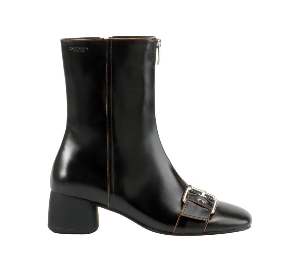 Livia støvler med spænde - Sort