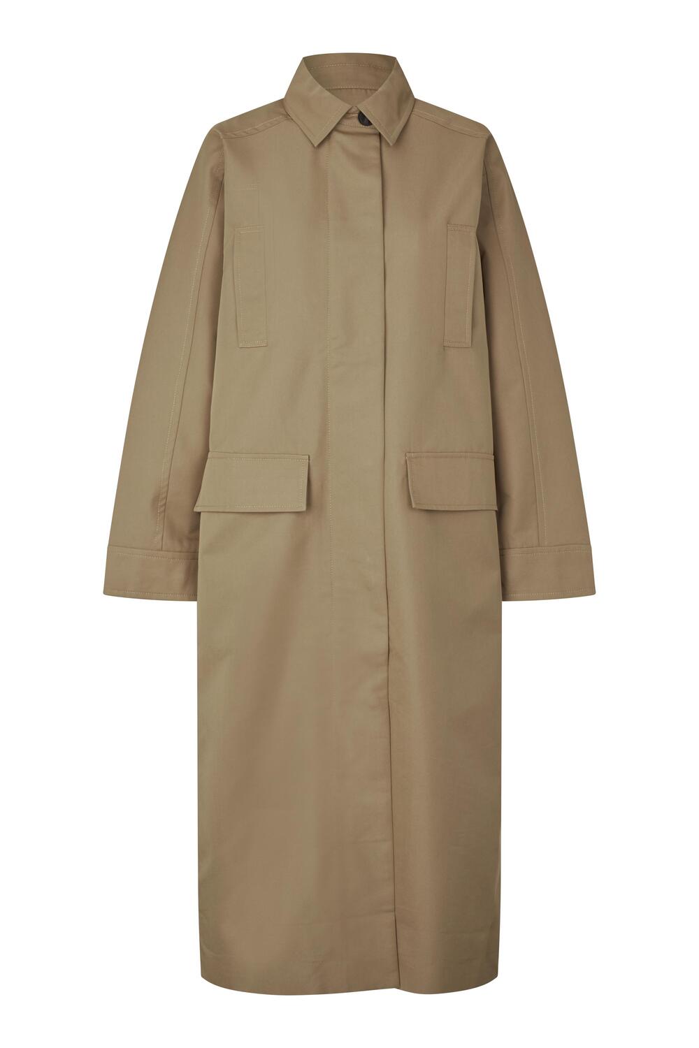 Effye trenchcoat - Petrified Oak