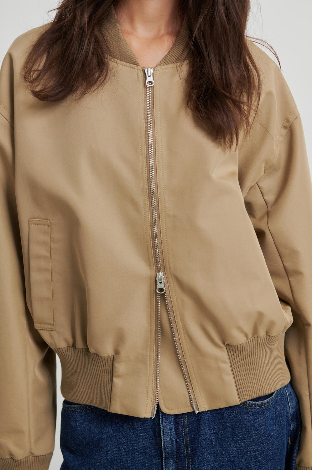 Effye bomberjakke - Petrified Oak