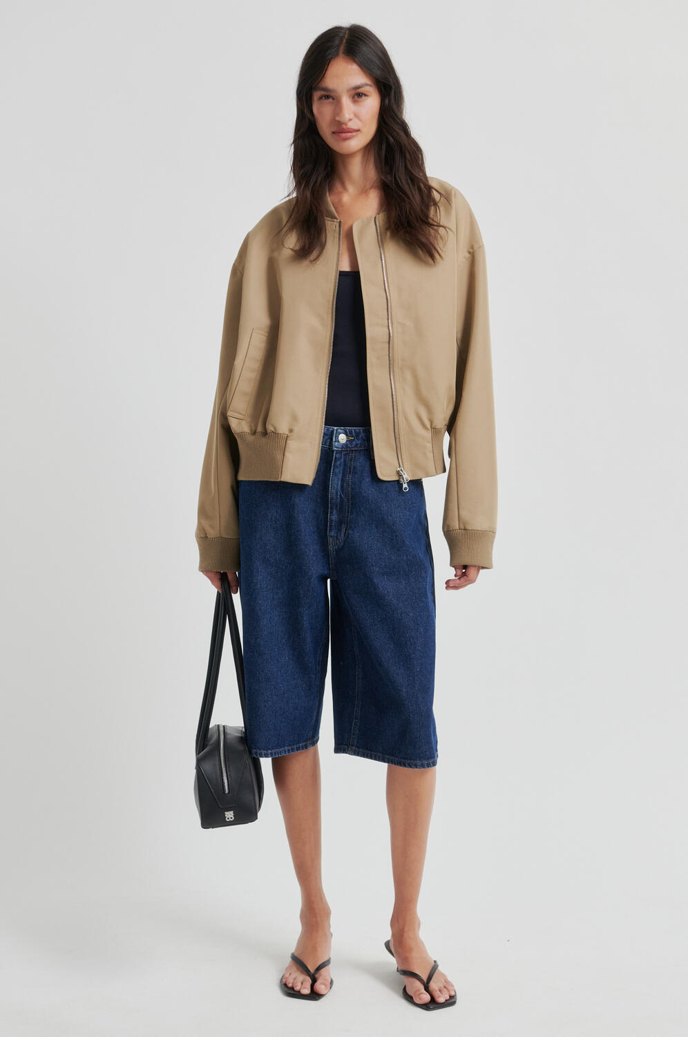 Effye bomberjakke - Petrified Oak