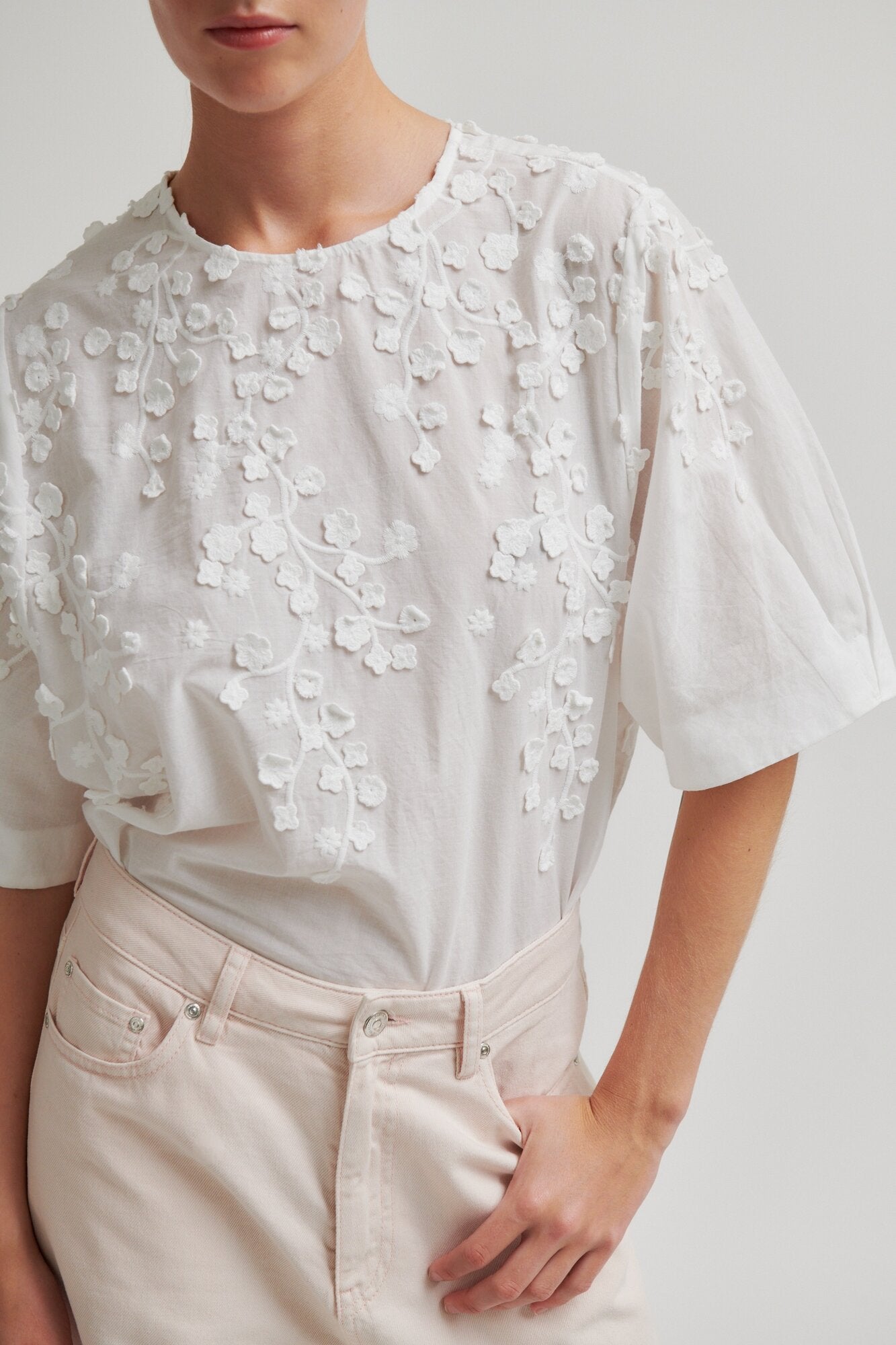Farrow bluse - hvid