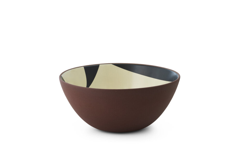 Line skål, Red Clay - Ø23