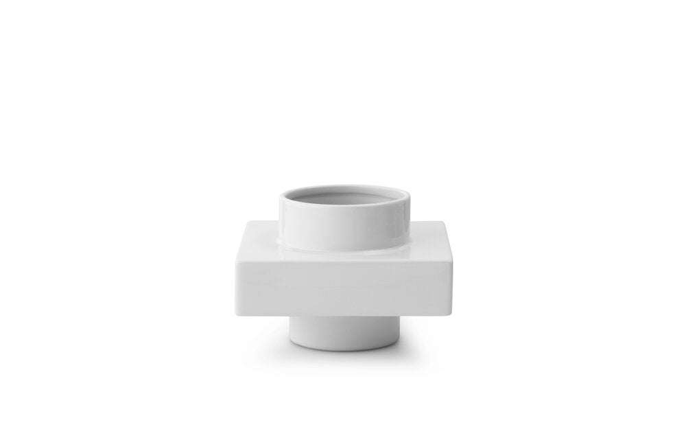 Deko objects lille vase, Snow - H12 cm.