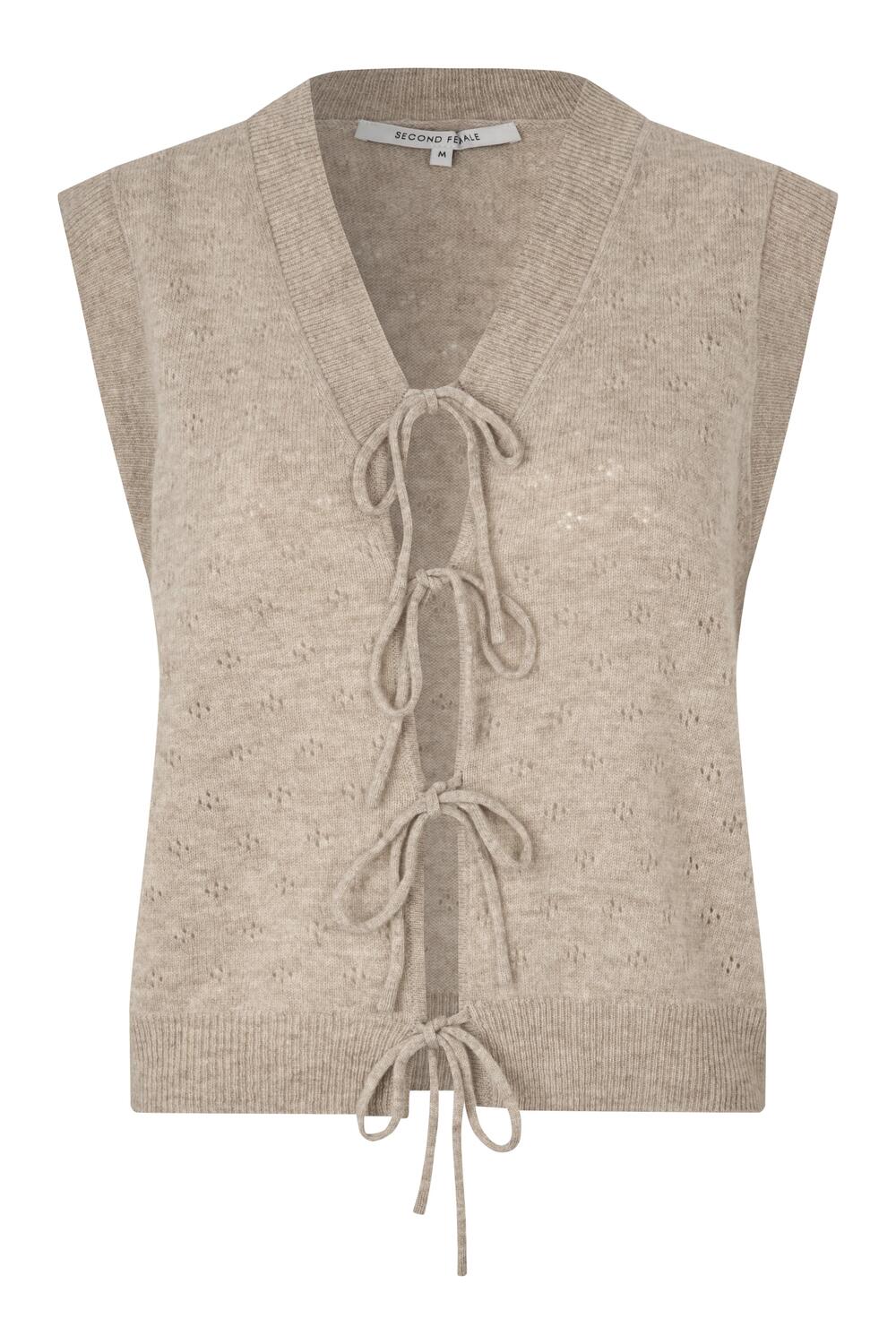 Amala strikvest - Plaza Taupe