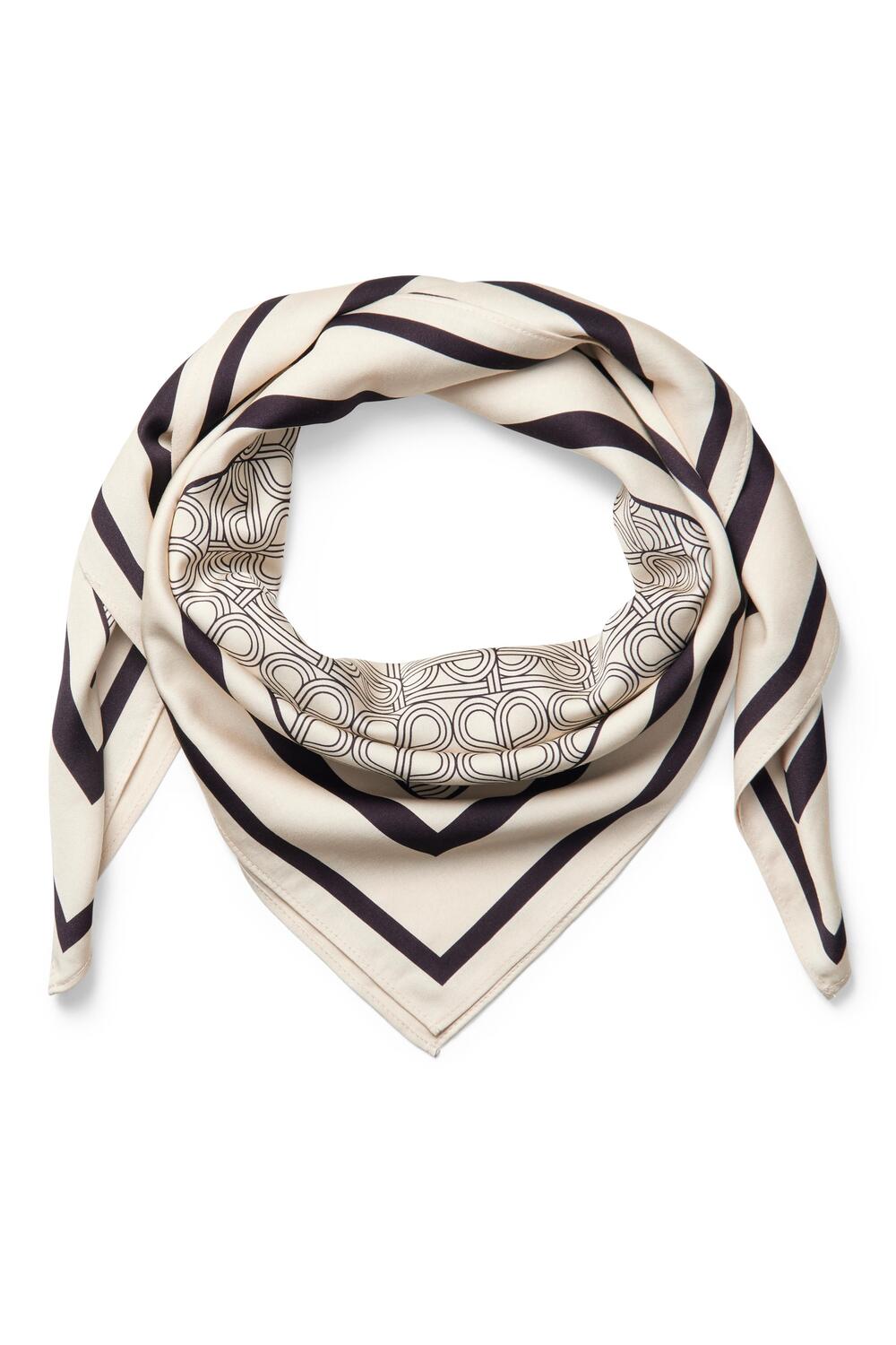 Monogram tørklæde - Whitecap Gray
