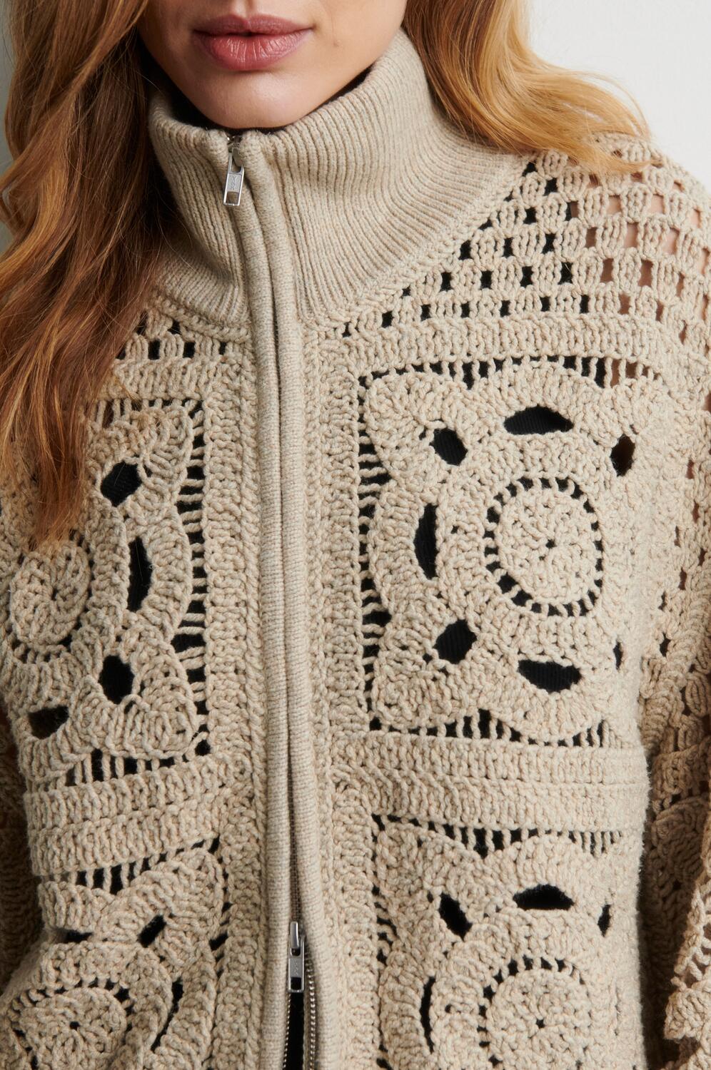 Crosette cardigan - Camel