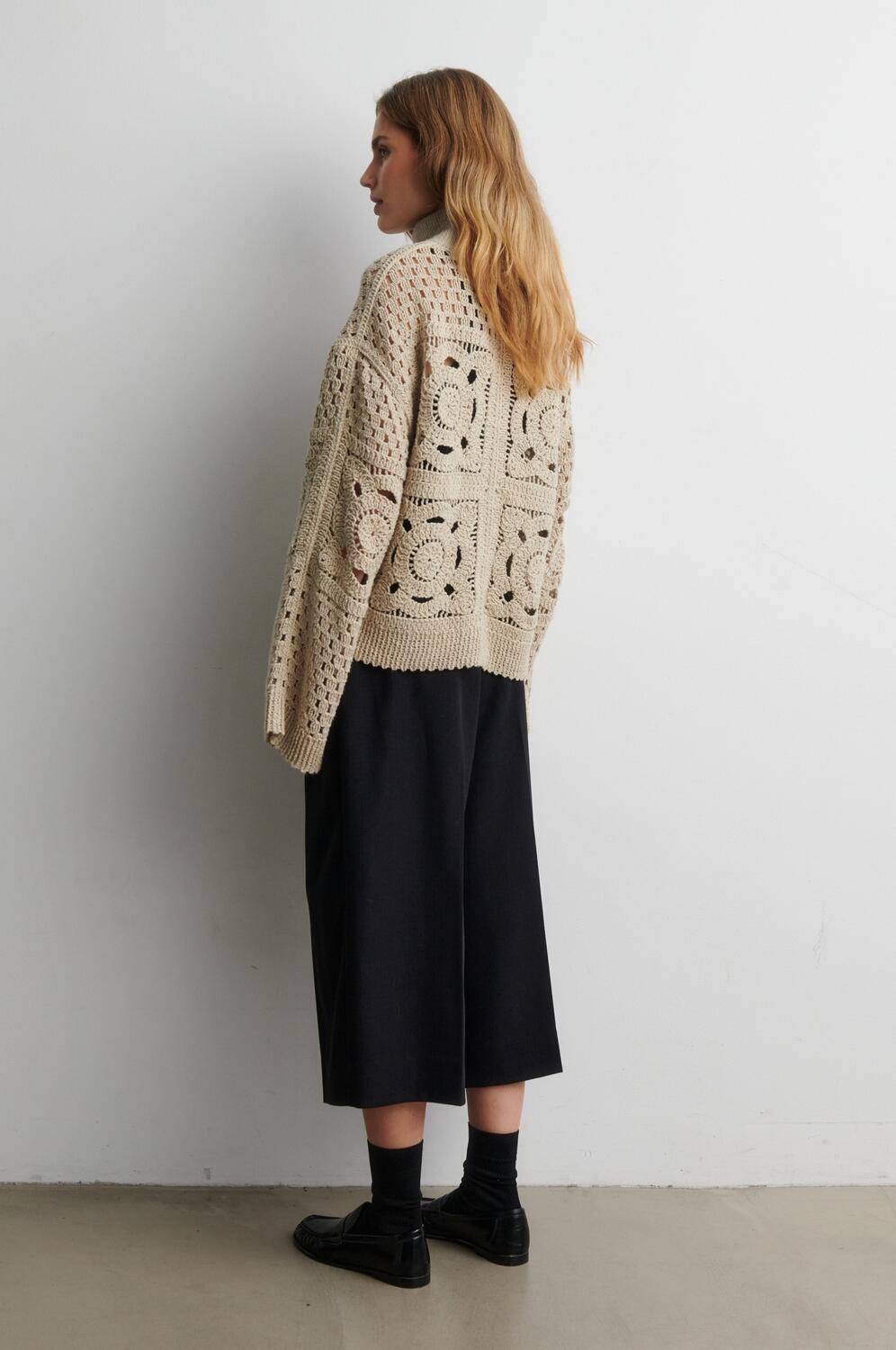 Crosette cardigan - Camel