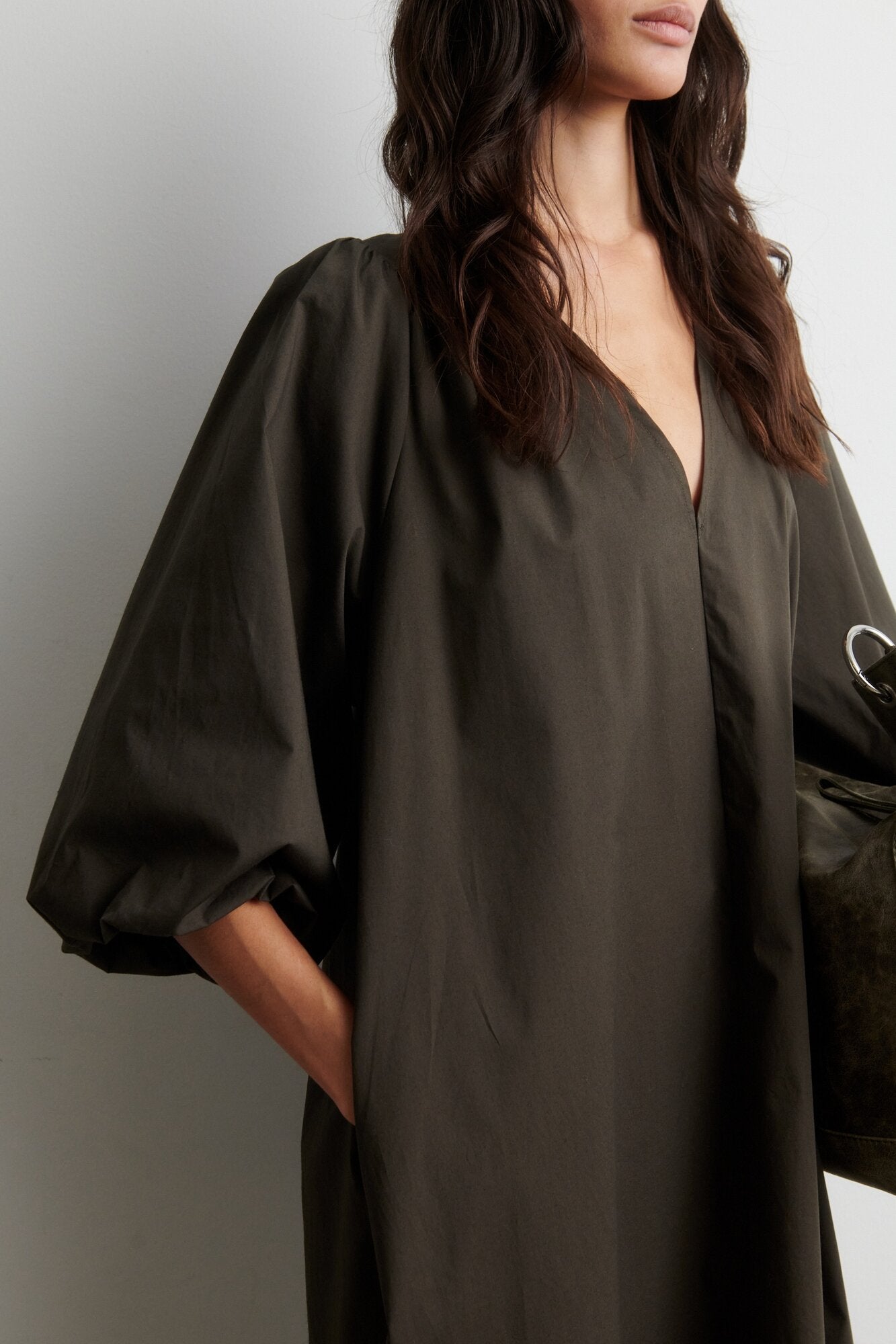 Viana kjole - Black Olive
