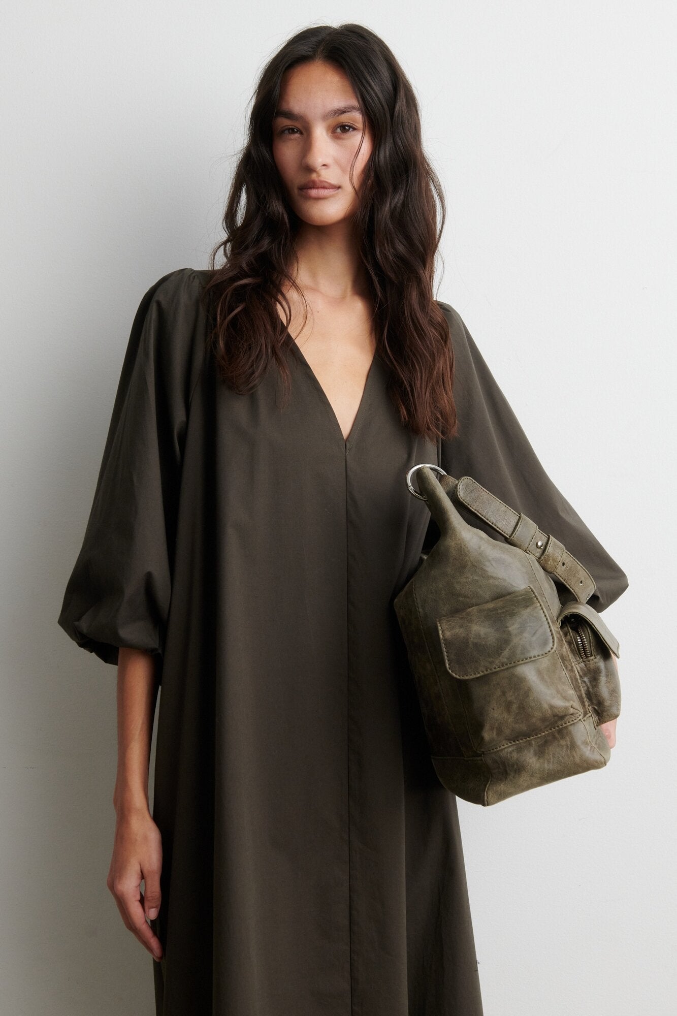 Viana kjole - Black Olive
