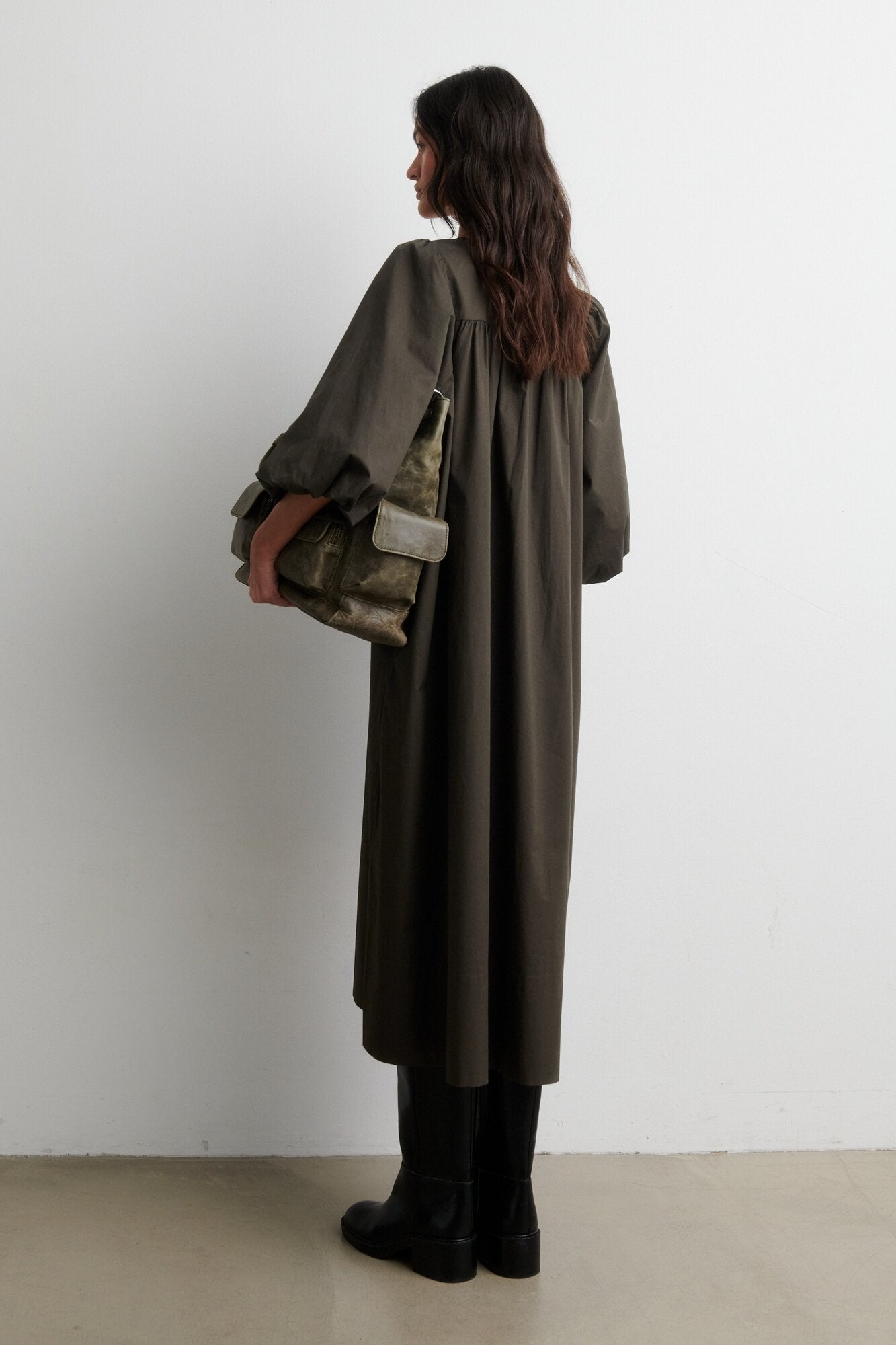 Viana kjole - Black Olive