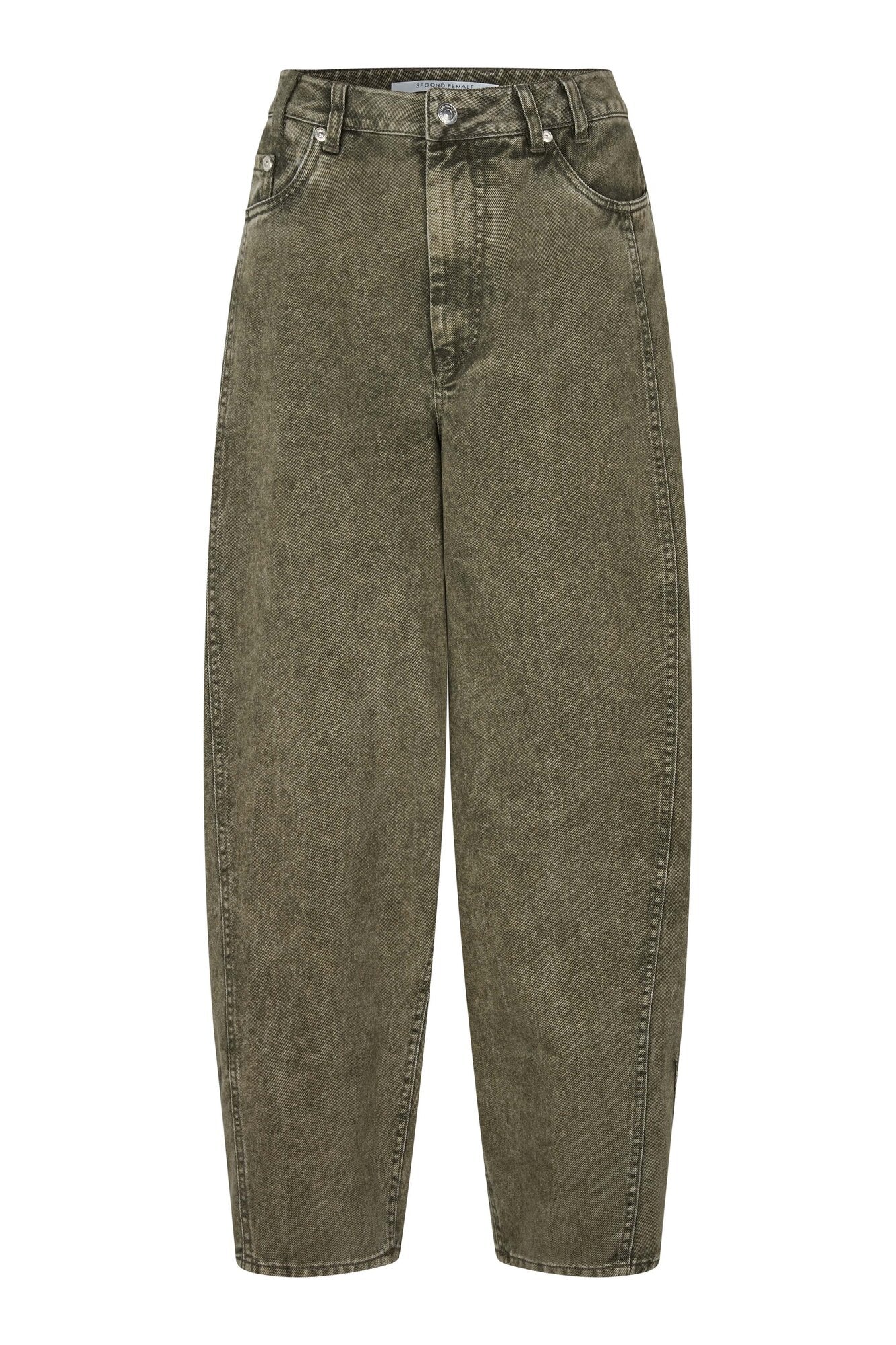 Jaye barrel jeans - Green Denim