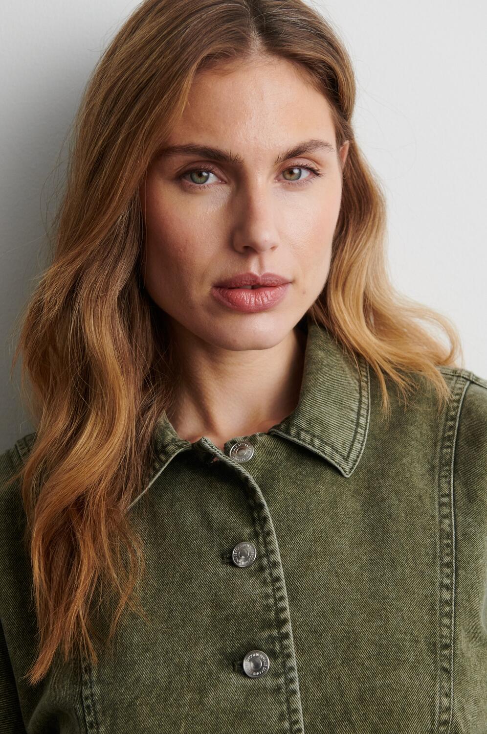 Jaye denimjakke - Green Denim