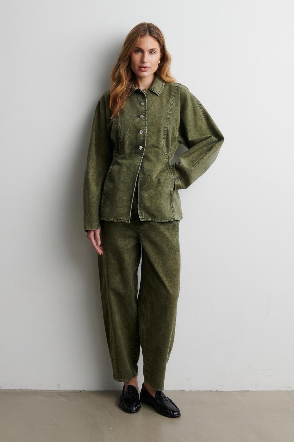 Jaye denimjakke - Green Denim