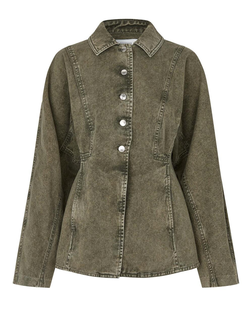 Jaye denimjakke - Green Denim