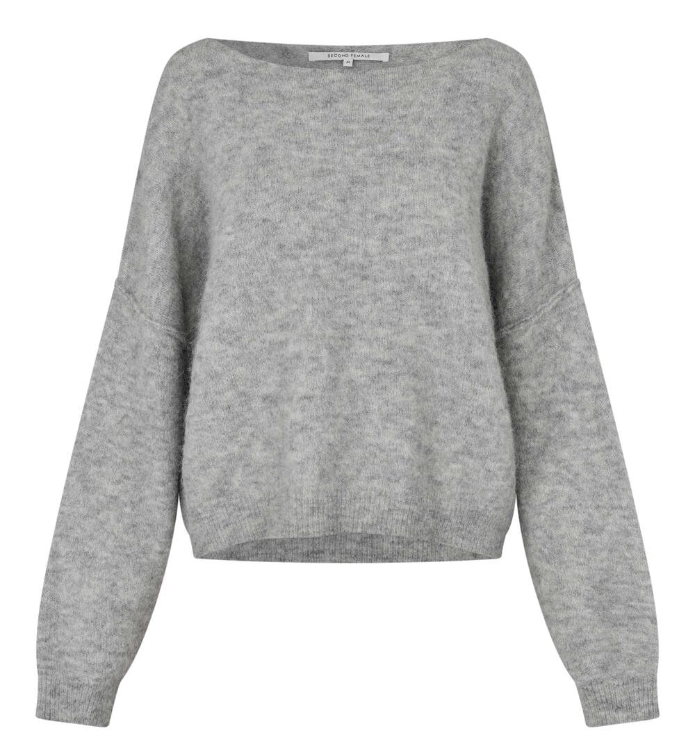 Pollenza striktrøje - Light Grey Melange