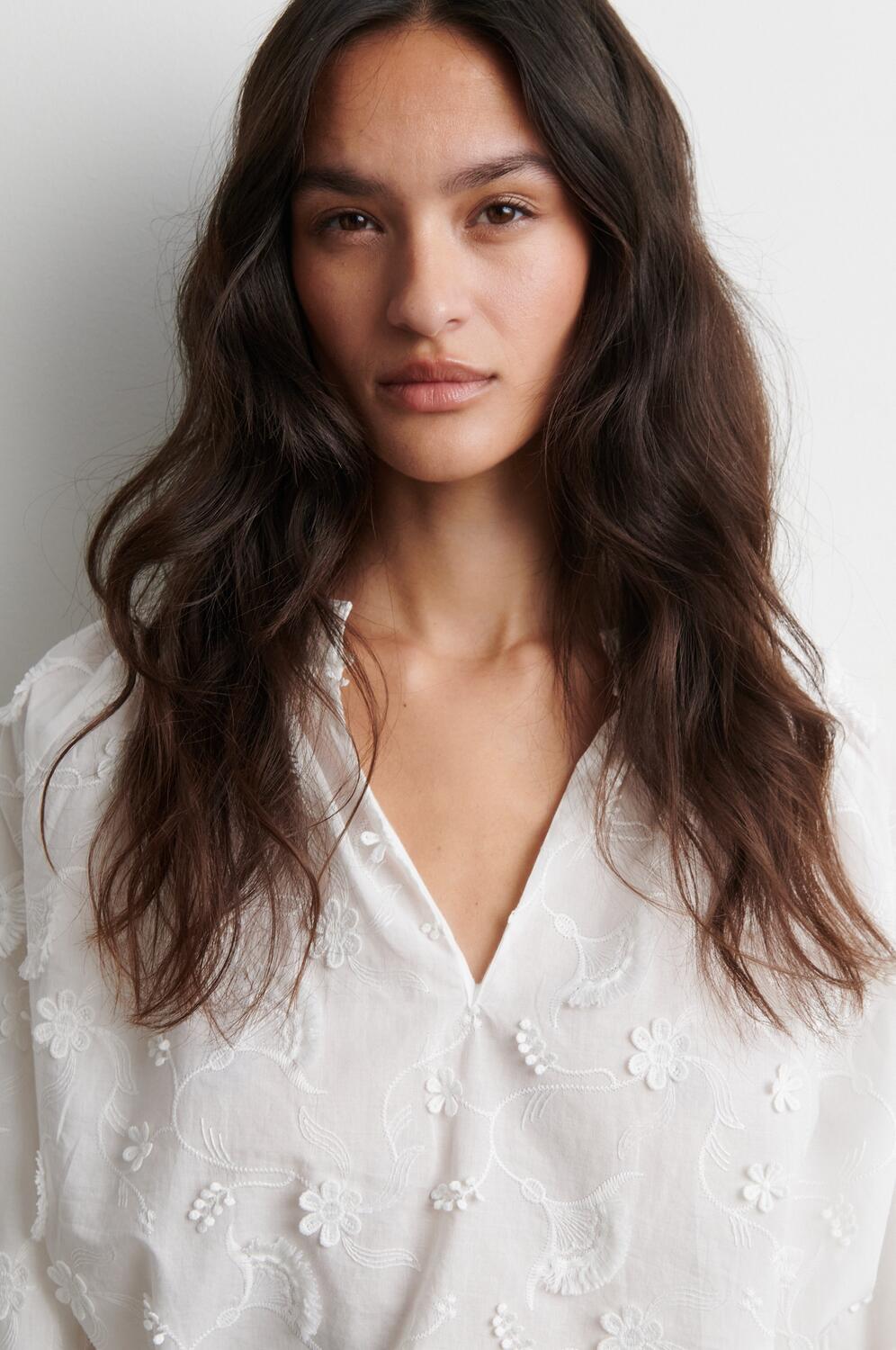 Rosalil bluse - Bright White