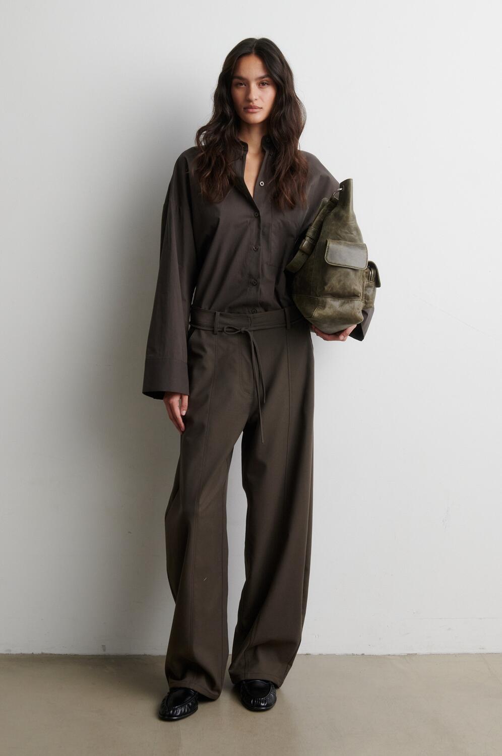Blink cargobukser - Black Olive