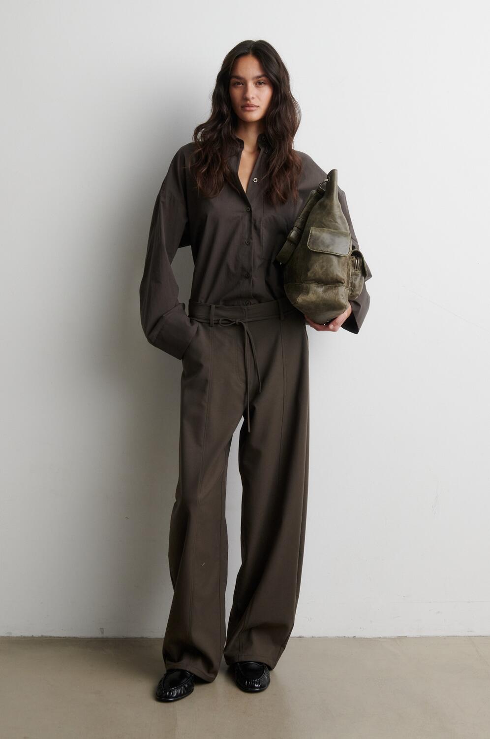 Blink cargobukser - Black Olive