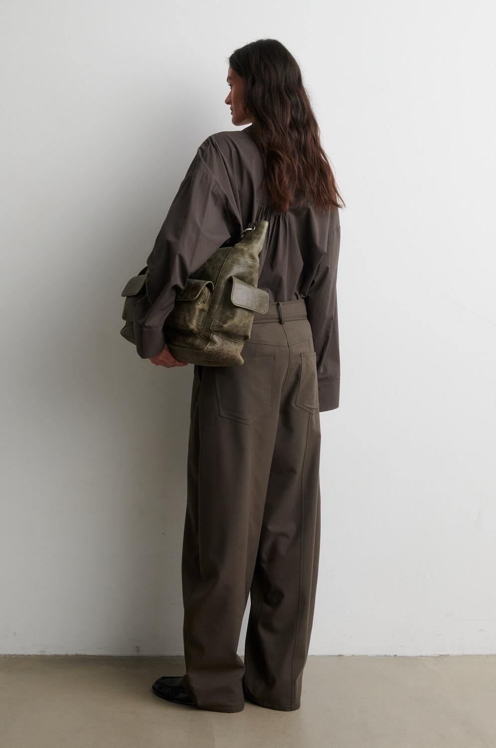 Blink cargobukser - Black Olive