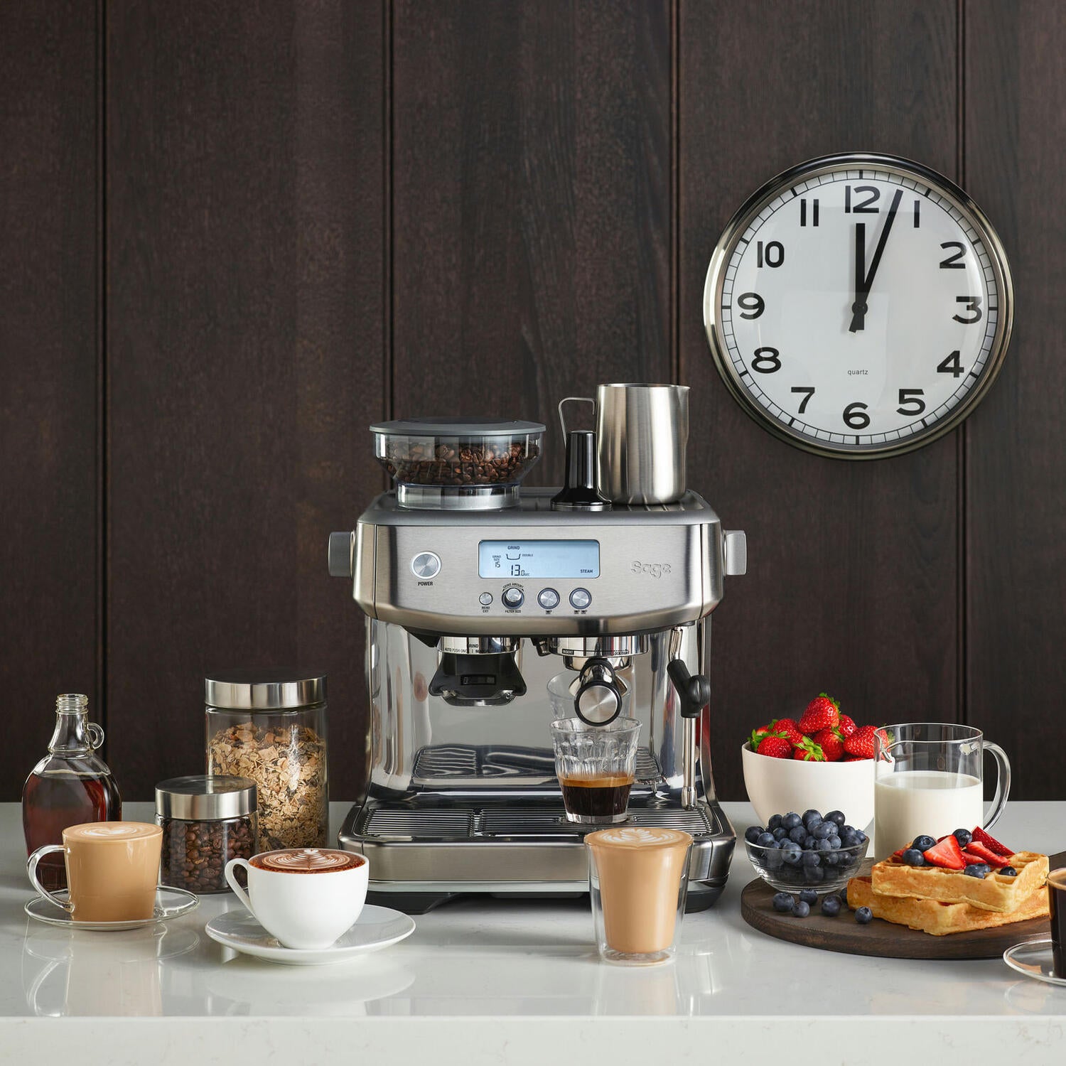 The Barista Pro espressomaskine - Brushed Stainless Steel