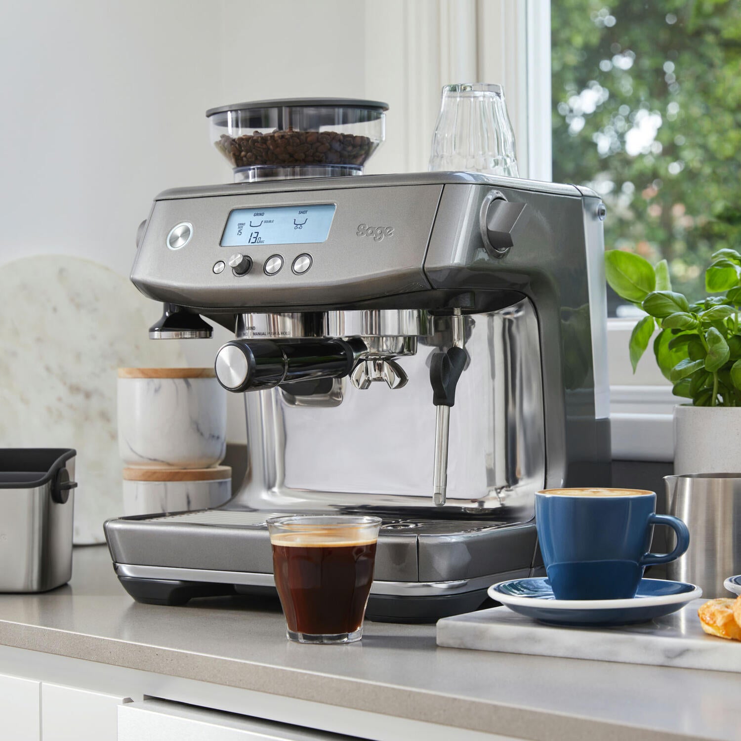 The Barista Pro espressomaskine - Brushed Stainless Steel